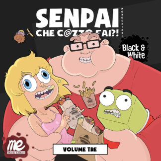 Cover Senpai che c@zzo fai?! Monogatari volume 1 black & white